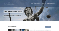 Desktop Screenshot of martin-lawfirm.com